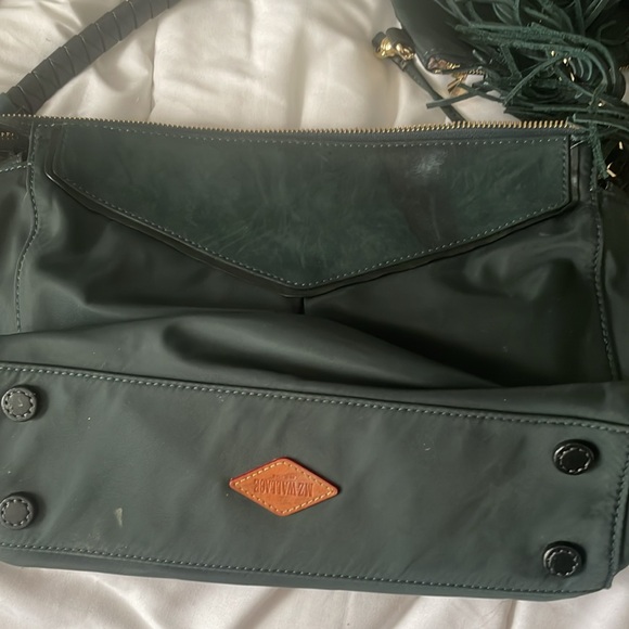 MZ Wallace green bag with additional pouch and tassel - Picture 5 of 7